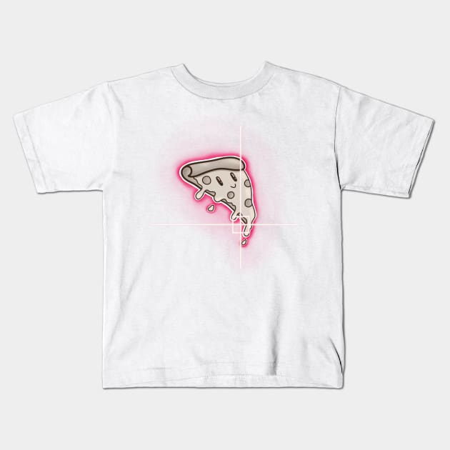 Pizza Kids T-Shirt by teahabe